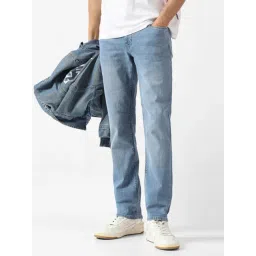 Van Heusen Blue Cotton Slim Fit Jeans-picture-17