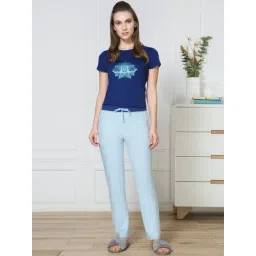 Van Heusen Blue Cotton Track Pants-picture-45