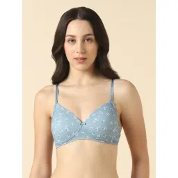 Van Heusen Blue Printed T-Shirt Bra-picture-44