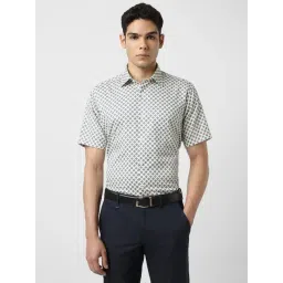 Van Heusen Blue Regular Fit Printed Shirt-picture-42