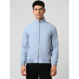 Van Heusen Blue Regular Fit Quilted Jacket image 1