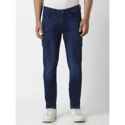 Van Heusen Blue Regular Fit Solid Jeans-picture-33