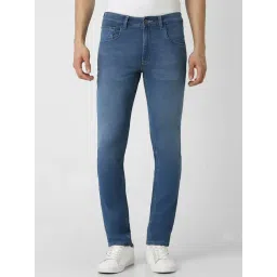 Van Heusen Blue Slim fit Solid Casual Jeans-picture-46
