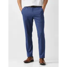 Van Heusen Blue Slim Fit Trousers-picture-27