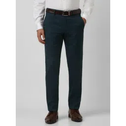 Van Heusen Blue Slim Fit Trousers-picture-20
