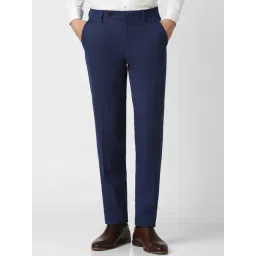 Van Heusen Blue Slim Fit Trousers-picture-28