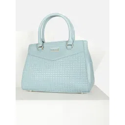 Van Heusen Blue Textured Free Size Handbag-picture-17