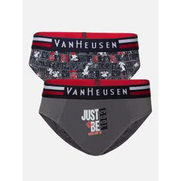 Van Heusen Boys Pack Of 2 Printed Pure Cotton Anti Bacterial Basic Briefs IKIBBR2AP621003-picture-34