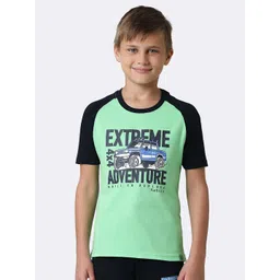 Van Heusen Boys Typography Printed Cotton Smart Tech Easy Stain Release T-Shirt-picture-42