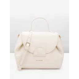 Van Heusen Brand Logo Embossed Structured Satchel-picture-10