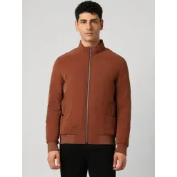Van Heusen Brown Cotton Regular Fit Jacket-picture-44