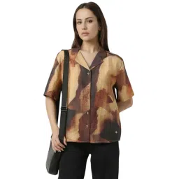 Van Heusen Brown Regular Fit Printed Shirt-picture-48