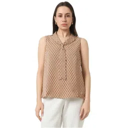 Van Heusen Brown Regular Fit Printed Top-picture-42