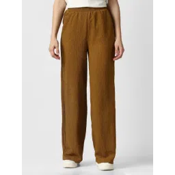 Van Heusen Brown Regular Fit Trousers-picture-32