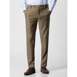 Van Heusen Brown Slim Fit Trousers-picture-41