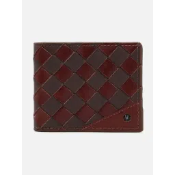 Van Heusen Brown Woven Wallet-image-1