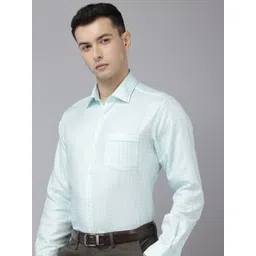 Van Heusen Checked Custom Fit Formal Shirt-picture-37