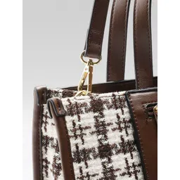 Van Heusen Checked Shoulder Bag image 4