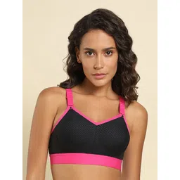 Van Heusen Colourblocked Medium Coverage Moisture Wicking Anti Bacterial Sports Bra-picture-25