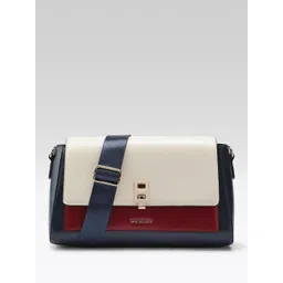 Van Heusen Colourblocked Structured Sling Bag-picture-26