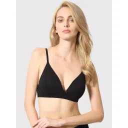 Van Heusen Comfort Fit Anti Bacterial Padded Solid Live-In Bra - Black-picture-10