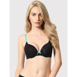 Van Heusen Comfort Fit Anti Bacterial Padded Solid Push-Up Bra - Black-picture-24