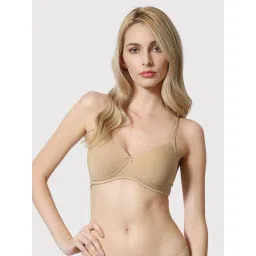 Van Heusen Comfort Fit Anti Bacterial Wireless Solid Bra - Skin-picture-33