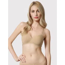 Van Heusen Comfort Fit Anti Bacterial Wireless Solid Bra - Skin-picture-32