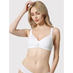 Van Heusen Comfort Fit Anti Bacterial Wireless Solid Shaper Bra - White-picture-11