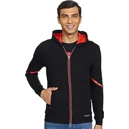 van heusen Cotton Blend Men Sport Media Pocket Hooded Neck Hoodie - Ultra Soft, Breathable-picture-16