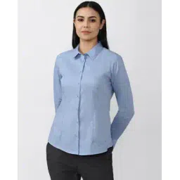 van heusen Cotton Shirt with Spread Collar-picture-41