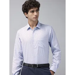 Van Heusen Custom Fit Checked Pure Cotton Formal Shirt-picture-33