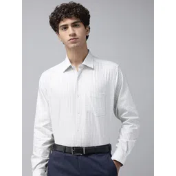 Van Heusen Custom Fit Micro Checked Formal Shirt-picture-13