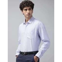 Van Heusen Custom Fit Striped Pure Cotton Formal Shirt image 1