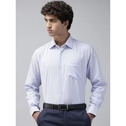 Van Heusen Custom Fit Striped Pure Cotton Formal Shirt image 4