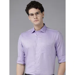 Van Heusen Custom Textured Pure Cotton Formal Shirt-picture-12