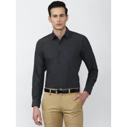 Van Heusen Dark Grey Regular Fit Cotton Shirt-picture-13
