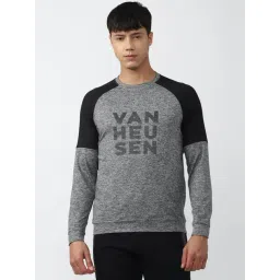 Van Heusen Flex Grey Regular Fit Printed Sweatshirt-picture-17