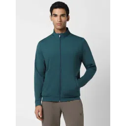 Van Heusen Flex Sea Green Regular Fit Jacket-picture-27