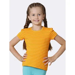 Van Heusen Girls Cotton Striped T-shirt-picture-28