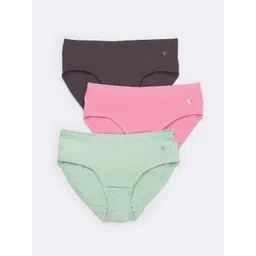 Van Heusen Girls Pack Of 3 Assorted Cotton Hipster Briefs-picture-38