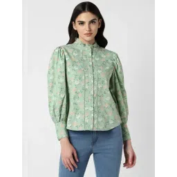 Van Heusen Green Cotton Printed Shirt-picture-11