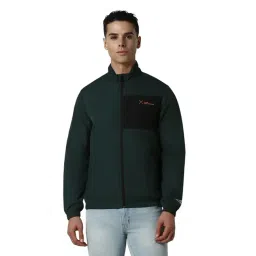 Van Heusen Green Cotton Regular Fit Jackets-picture-19