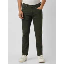 Van Heusen Green Cotton Regular Fit Jeans-picture-12