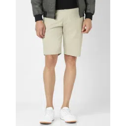 Van Heusen Green Cotton Regular Fit Shorts-picture-34