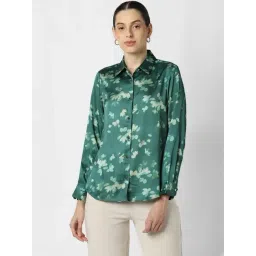 Van Heusen Green Regular Fit Printed Shirt-picture-35