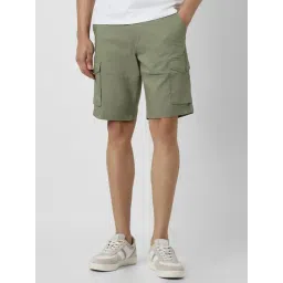 Van Heusen Green Regular Fit Shorts-picture-36