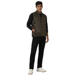 Van Heusen Green Regular fit Solid Jackets-picture-22