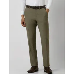 Van Heusen Green Regular Fit Trousers-picture-37