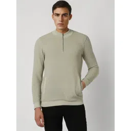 Van Heusen Green Slim Fit Printed Sweatshirt-picture-23